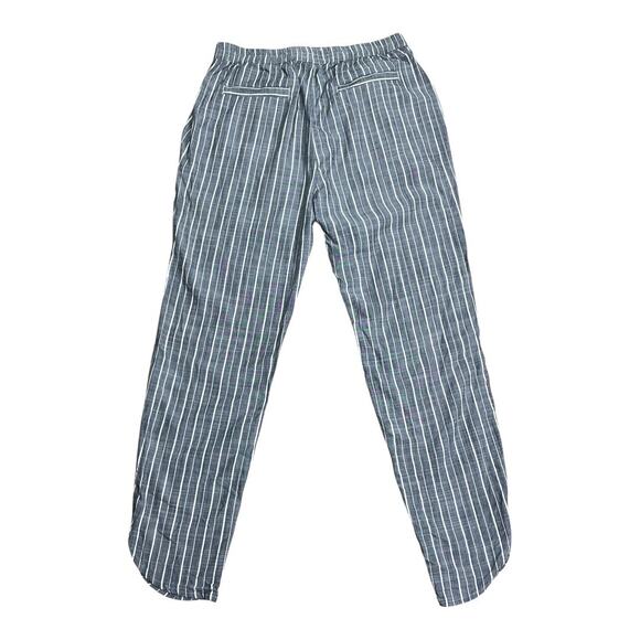 Marine Layer Gray & White Striped Allison Pants Small - Picture 2 of 4
